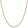 1,7mm Panzerkette Goldkette Collier Halskette aus 585 Gold Rotgold 45cm