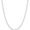 1,4mm Panzerkette Goldkette Collier Halskette aus 333 Gold Weißgold 60cm