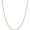 1,4mm Panzerkette Goldkette Collier Halskette aus 333 Gold Gelbgold 38cm