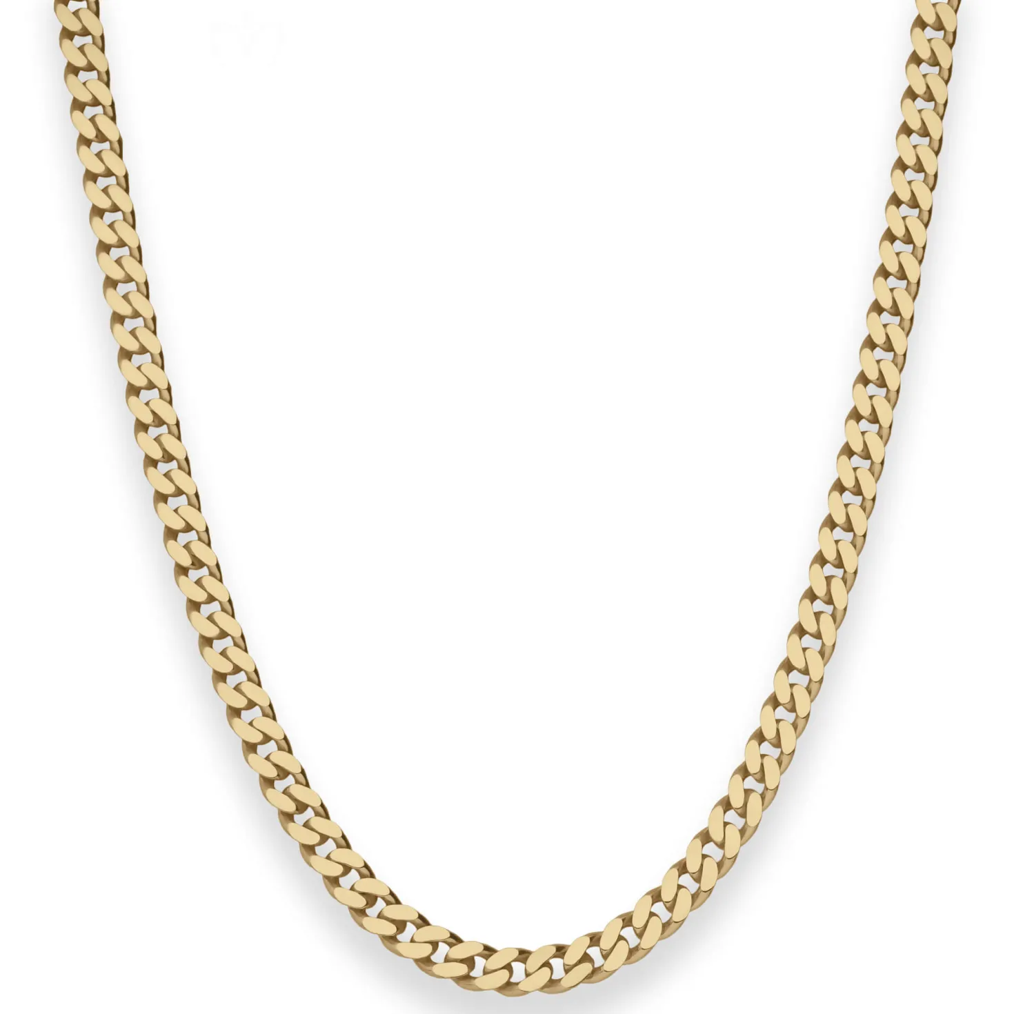 4,7mm Panzerkette Goldkette Collier Halskette aus 585 Gold Gelbgold 50cm