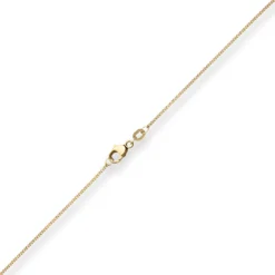 1,1mm Panzerkette Goldkette Collier Halskette aus 750 Gold Gelbgold 50cm