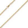 3,4mm Panzerkette Goldkette Collier Halskette aus 333 Gold Gelbgold 45cm