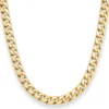 7,6mm Panzerkette Goldkette Collier Halskette aus 585 Gold Gelbgold 55cm