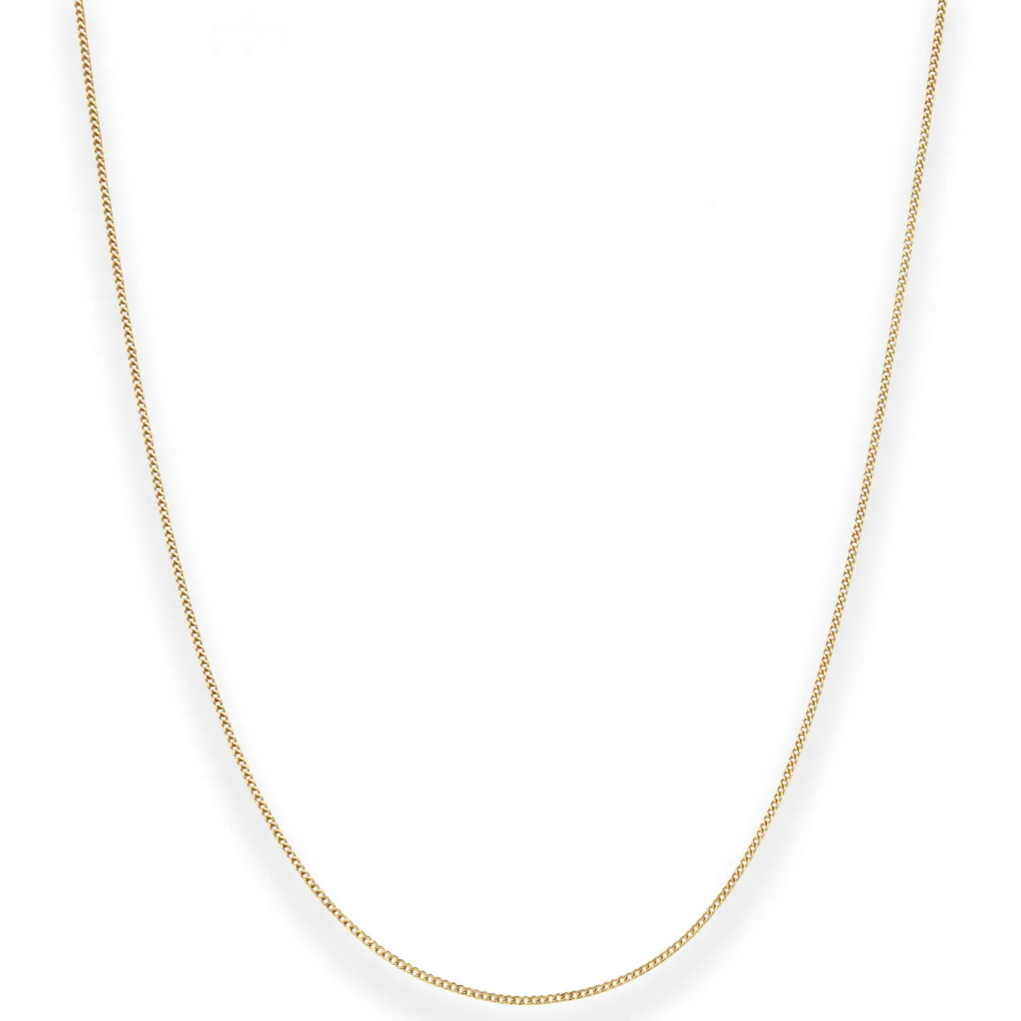 1,1mm Panzerkette Goldkette Collier Halskette aus 333 Gold Gelbgold 38cm