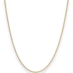 1,4mm Panzerkette Goldkette Collier Halskette aus 333 Gold Gelbgold 36cm