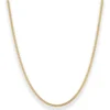 2,1mm Panzerkette Goldkette Collier Halskette aus 375 Gold Gelbgold 50cm