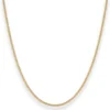 1,6mm Panzerkette Goldkette Collier Halskette aus 333 Gold Gelbgold 38cm
