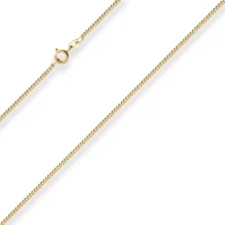 1,7mm Panzerkette Goldkette Collier Halskette aus 333 Gold Gelbgold 42cm
