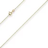 0,8mm Panzerkette Goldkette Collier Halskette aus 333 Gold Gelbgold 45cm