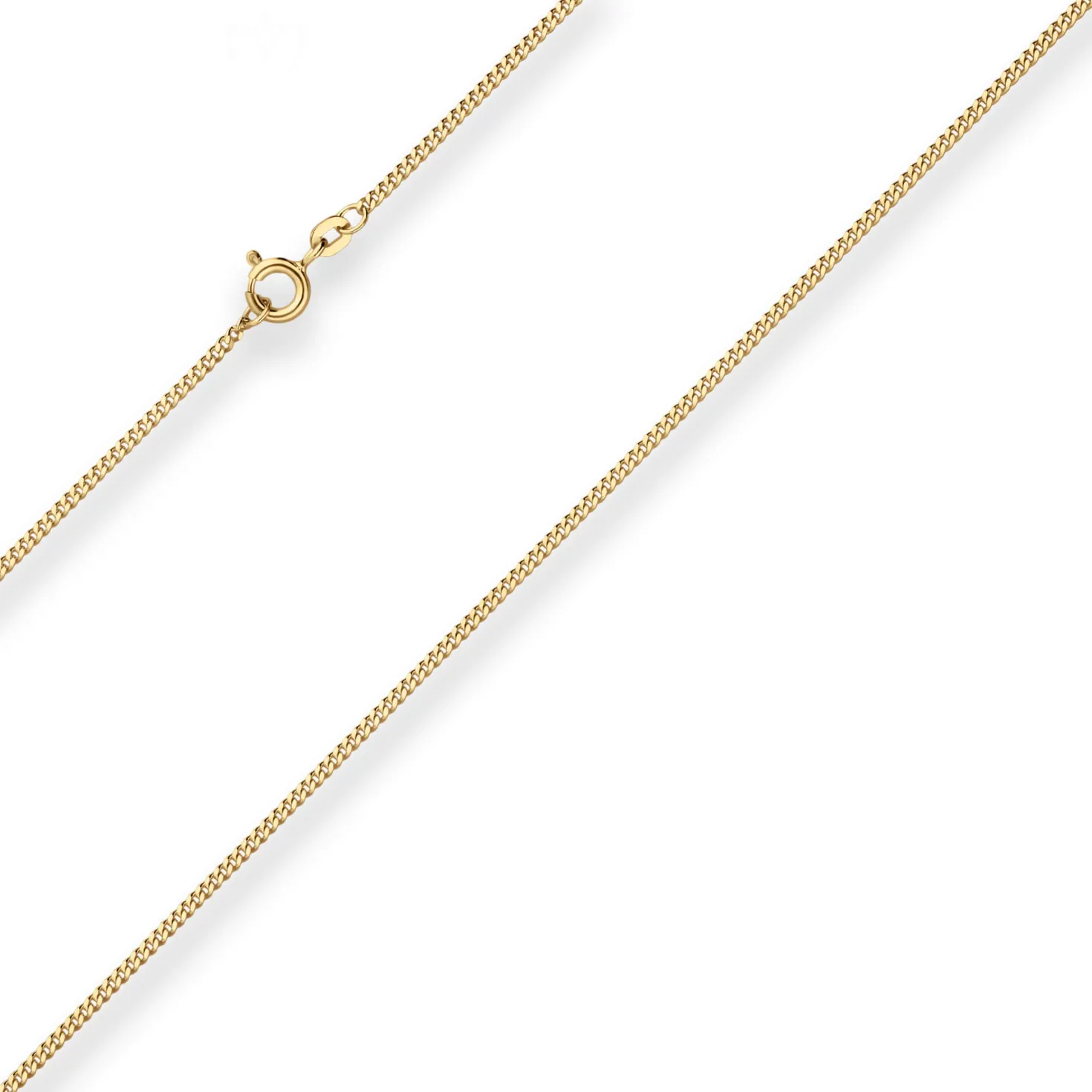 1,6mm Panzerkette Goldkette Collier Halskette aus 333 Gold Gelbgold 42cm
