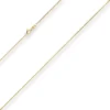 1,1mm Panzerkette Goldkette Collier Halskette aus 375 Gold Gelbgold 40cm