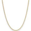 2,1mm Panzerkette Goldkette Collier Halskette aus 585 Gold Gelbgold 36cm