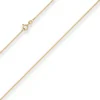 1,2mm Panzerkette Goldkette Collier Halskette aus 333 Gold Gelbgold 36cm