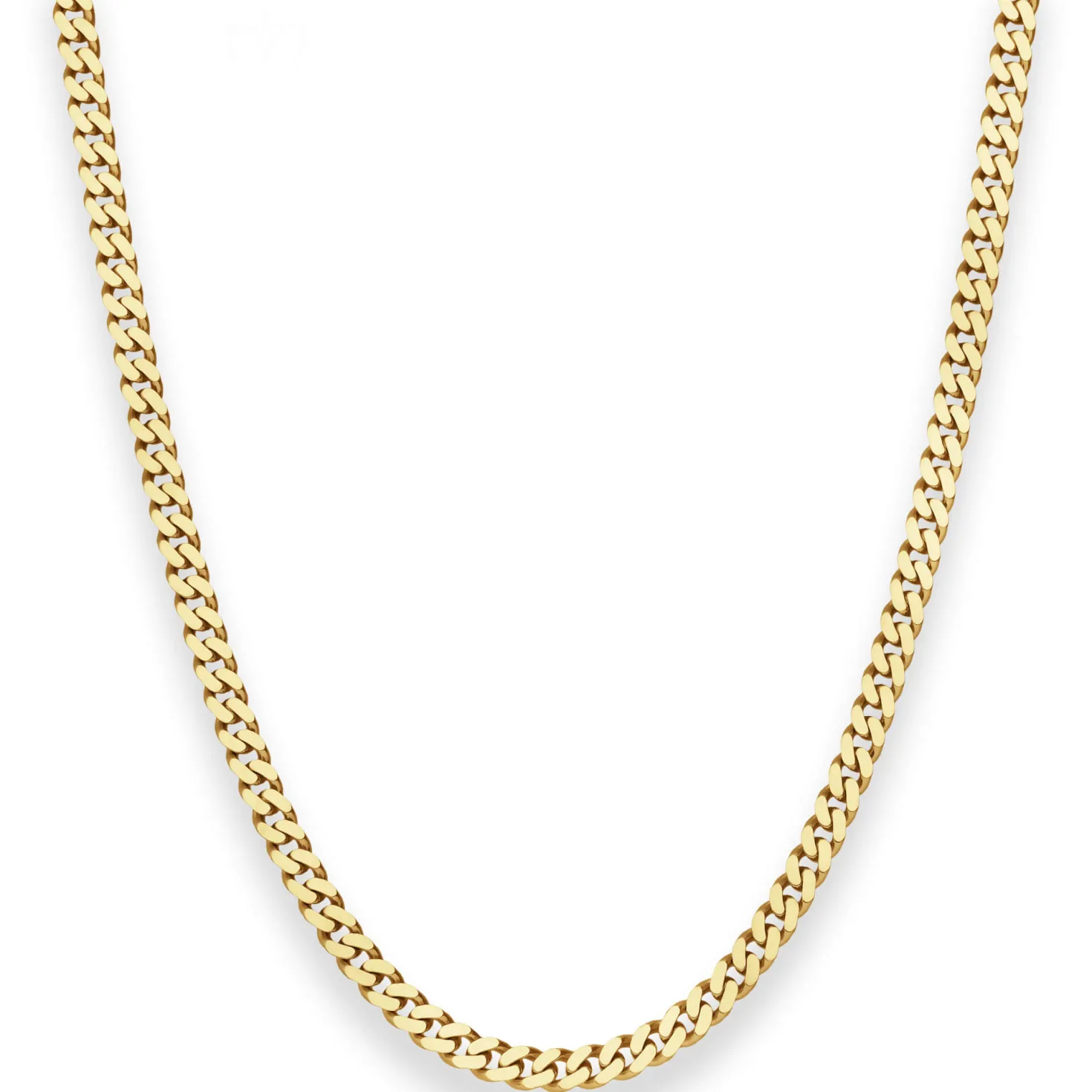 4,1mm Panzerkette Goldkette Collier Halskette aus 333 Gold Gelbgold 60cm