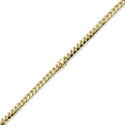 11mm Panzerkette Halskette Collier aus 585 Gold Gelbgold mit Kastenschloss 45cm