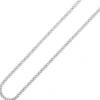 3,6mm Panzerkette Halskette Collier aus 925 Silber rhodiniert 45cm