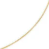 2mm Panzerkette Kette Collier aus 750 Gold Gelbgold, Goldkette, 50cm