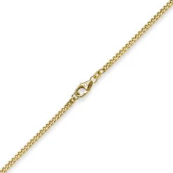 2,5mm Panzerkette Kette Collier aus 585 Gold Gelbgold Goldkette 70cm Unisex