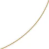 1,5mm Panzerkette Kette Collier aus 585 Gold Gelbgold, Goldkette, 38cm