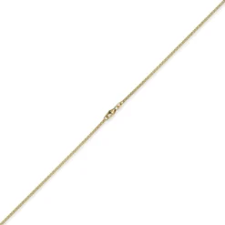 1,5mm Panzerkette Kette Collier aus 585 Gold Gelbgold, Goldkette, 55cm