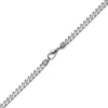 6mm Panzerkette Kette Collier aus 750 Gold Weißgold massiv 45cm Goldkette