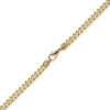 6mm Panzerkette Kette Collier aus 750 Gold Gelbgold, Goldkette, 45cm