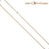 2,0mm Panzerkette Kette Collier, 585 Gold Rotgold, 42cm