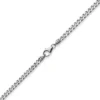 4mm Panzerkette Kette Collier aus 585 Gold Weißgold, Goldkette, 60cm