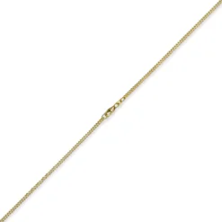 2mm Panzerkette Kette Collier aus 585 Gold Gelbgold, Goldkette, 45cm