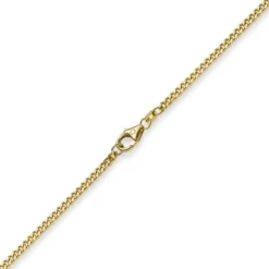 2,5mm Panzerkette Kette Collier aus 585 Gold Gelbgold, Goldkette, 50cm