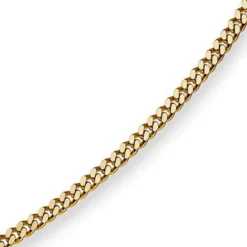 3mm Panzerkette Kette Collier aus 750 Gold Gelbgold Goldkette 70cm Unisex