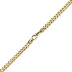 6mm Panzerkette Kette Collier aus 585 Gold Gelbgold, Goldkette, 50cm