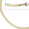4,9mm Panzerkette Kette Halskette Halsschmuck 333 Gold Gelbgold 50cm