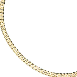 4,9mm Panzerkette Kette Halskette Halsschmuck 333 Gold Gelbgold 50cm