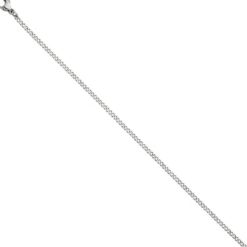 2mm Panzerkette Kette Halskette Collier Halsschmuck aus Edelstahl, 38cm