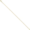 1,3mm Panzerkette Kette Halskette Collier aus 925 Silber gelbgold vergoldet 50cm