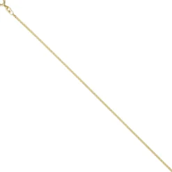 1,3mm Panzerkette Kette Halskette Collier aus 925 Silber gelbgold vergoldet 50cm
