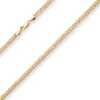 4,7mm Panzerkette oval diamantiert Collier Halskette aus 585 Gold Gelbgold 55cm