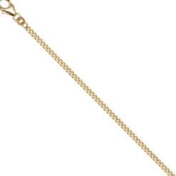 2,3mm Panzerkette Panzer Kette Collier 333 Gelbgold 70cm Halskette Halsschmuck