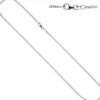 1,6mm Panzerkette Panzer Kette Collier, 925 Silber, Silberkette, 38 cm