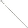 2,1mm Panzerkette Panzer Kette Collier, 925 Silber, Silberkette, 50 cm