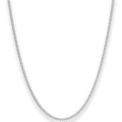 2,1mm Panzerkette Silberkette Collier Halskette aus 925 Silber 42cm