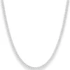 2,7mm Panzerkette Silberkette Collier Halskette aus 925 Silber 50cm