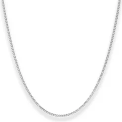 1,7mm Panzerkette Silberkette Collier Halskette aus 925 Silber 70cm