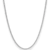 2,1mm Panzerkette Silberkette Collier Halskette aus 925 Silber rhodiniert 38cm