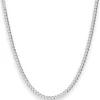 3mm Panzerkette Silberkette Collier Halskette aus 925 Silber 60cm