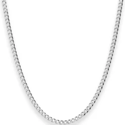 3mm Panzerkette Silberkette Collier Halskette aus 925 Silber 60cm