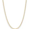 1,6mm Panzerkette weit Collier Halskette aus 333 Gold Gelbgold 40cm
