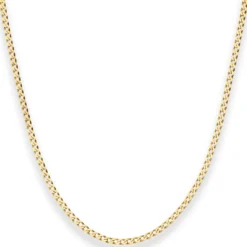 2,1mm Panzerkette weit Goldkette Collier Halskette aus 333 Gold Gelbgold 42cm
