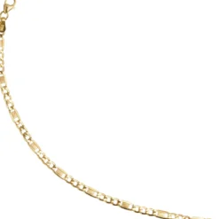 3,8mm Panzer-Steg Armband Armschmuck Goldarmband aus 333 Gold Gelbgold 19cm